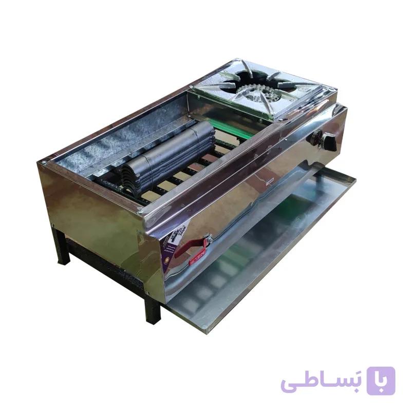 کباب پز پارادایس مدل هشت شعله اجاق دار — تصویر 1
