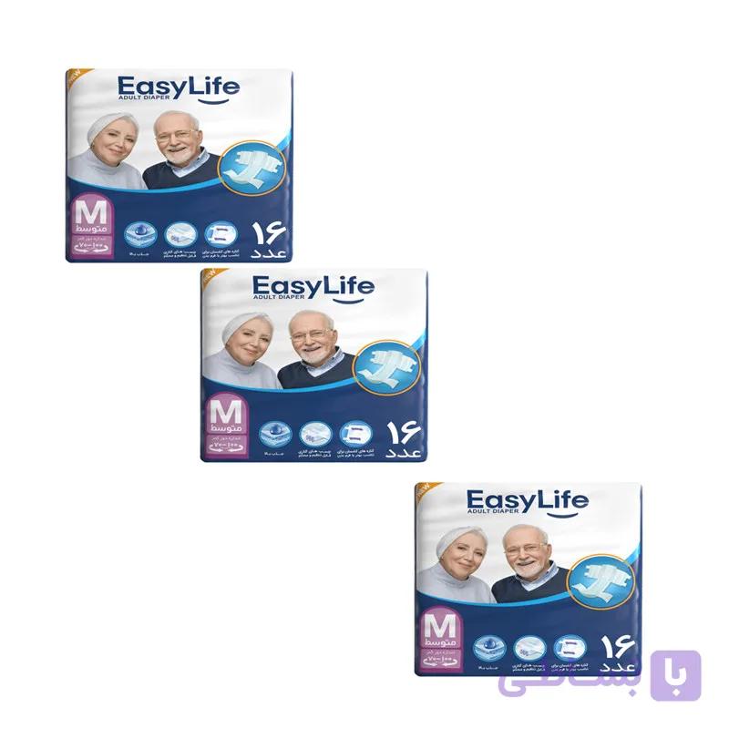 پوشینه ایزی لایف سایز متوسط مجموعه 3 عددی — تصویر 1