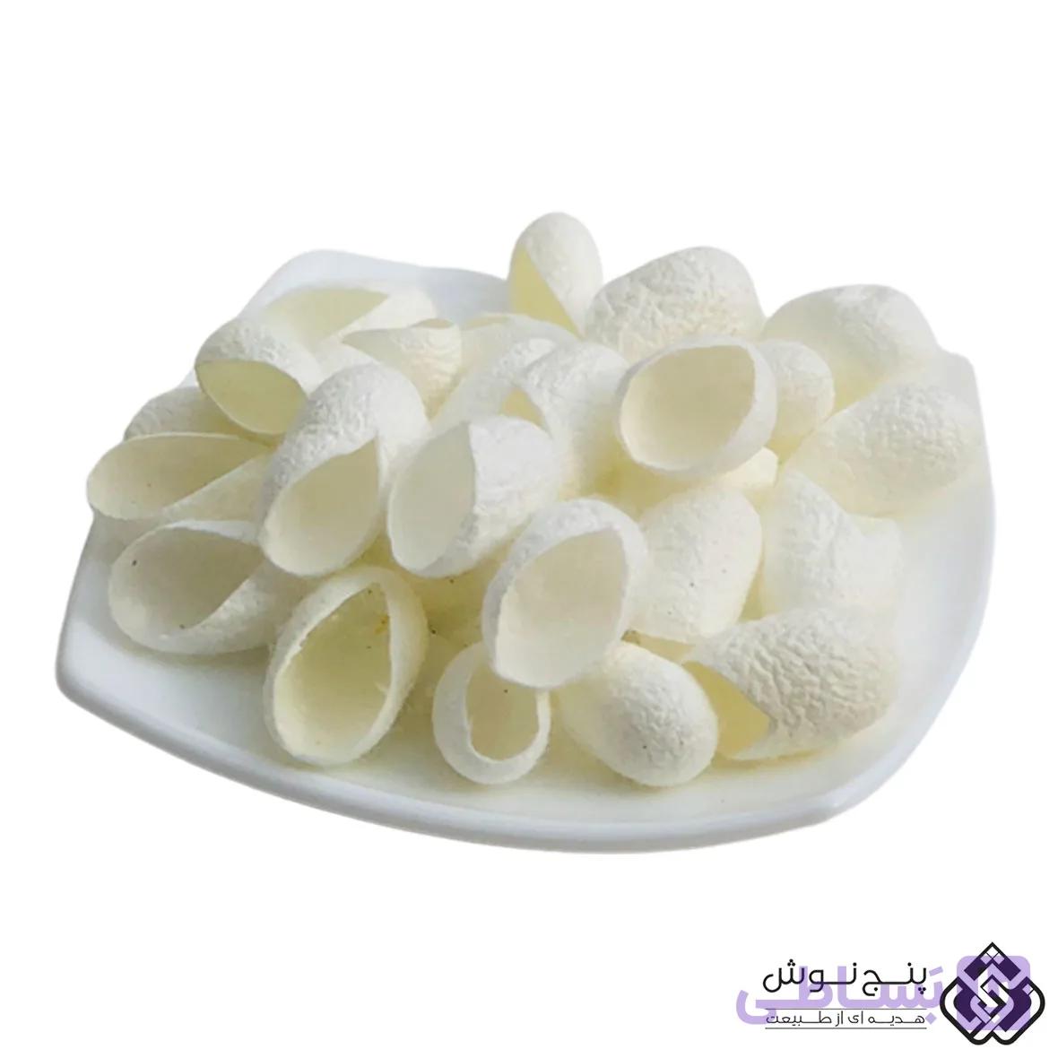 پیله ابریشم تمیز شده (پاکسازی پوست از جوش و آکنه) — تصویر 1