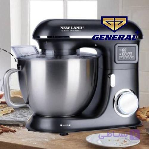 همزن صنعتی 8 لیتری کلید لمسی نیولند مدل industrial mixer NEWLAND NL-2781GR — تصویر 1