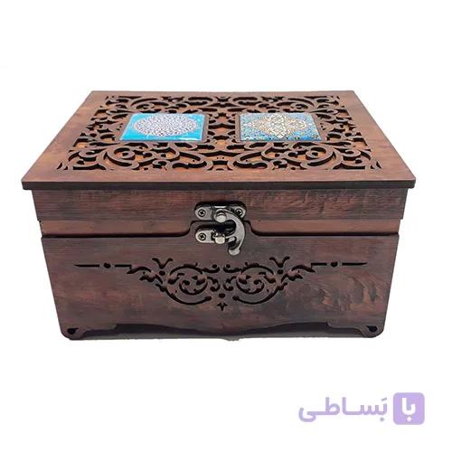 جعبه پذیرایی و دمنوش مدل دو کاشی کد 061 — تصویر 1