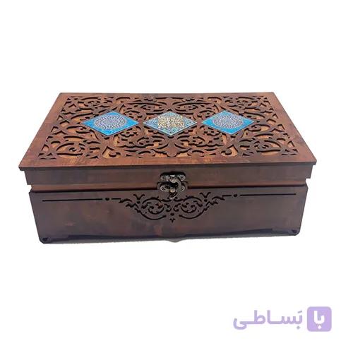 جعبه پذیرایی و دمنوش مدل سه کاشی کد 060 — تصویر 1
