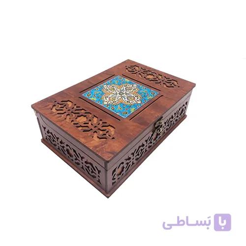 جعبه پذیرایی و دمنوش مدل تک کاشی کد 014 — تصویر 1