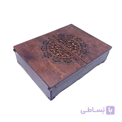 جعبه پذیرایی و دمنوش مدل دو درب کد 006 — تصویر 1