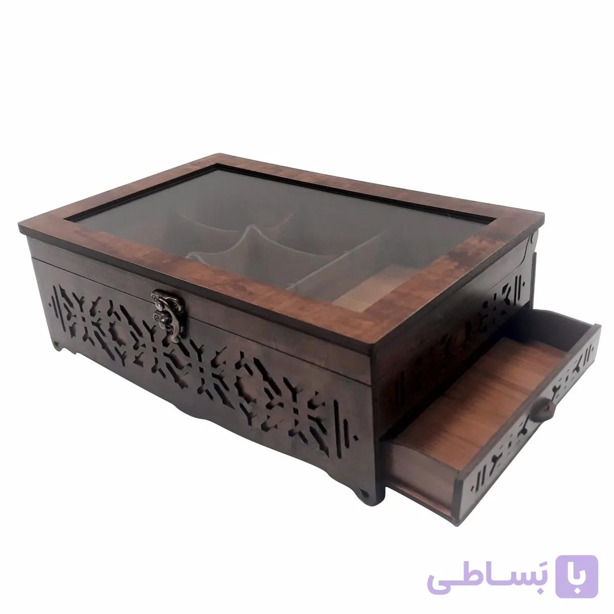 جعبه کشودار پذیرایی و دمنوش کد 040 — تصویر 1