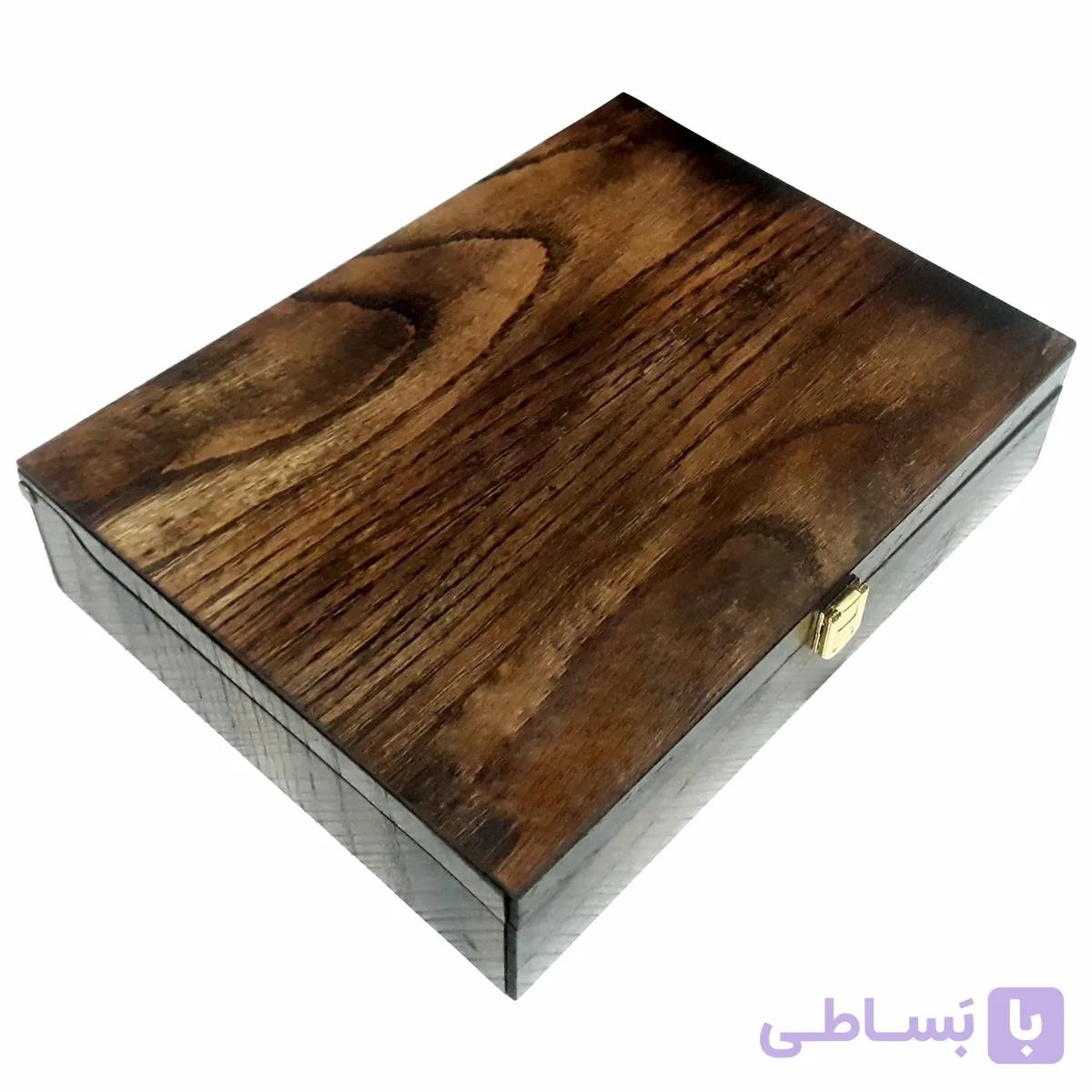 جعبه با روکش چوب بلوط و داخل جیرکد 071 — تصویر 1