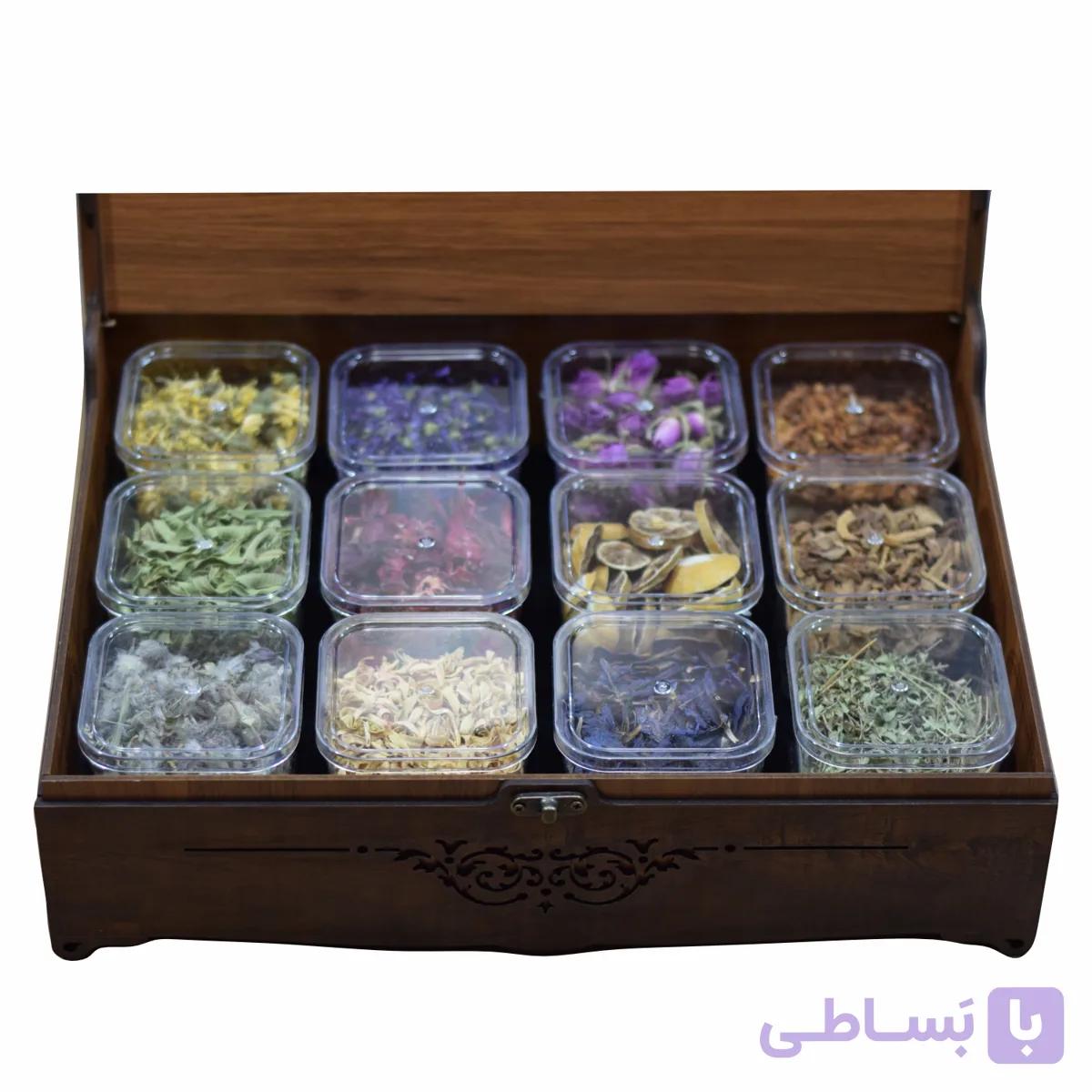 اضافه کردن مجموعه 12 دمنوش گیاهی پر خاصیت به محتوی جعبه — تصویر 1