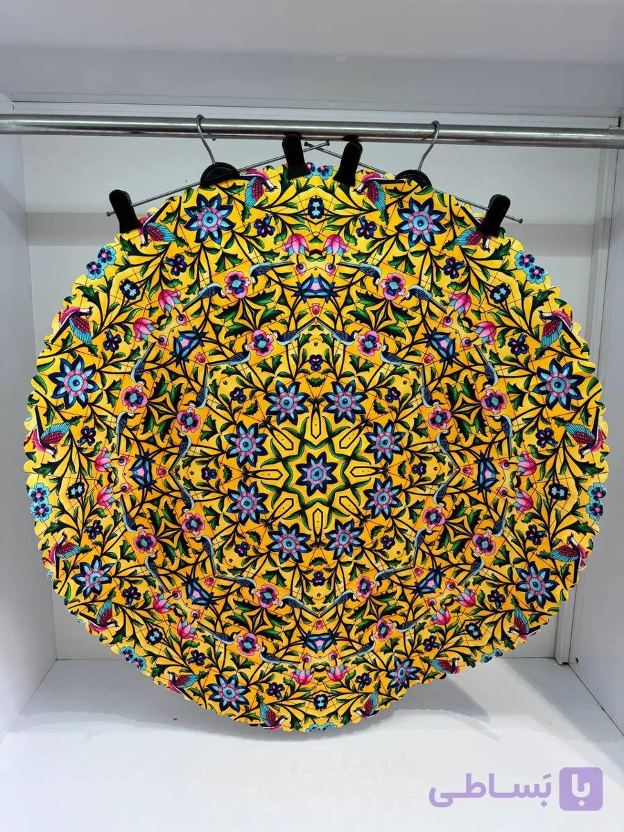 رومیزی گرد طرح پرستو