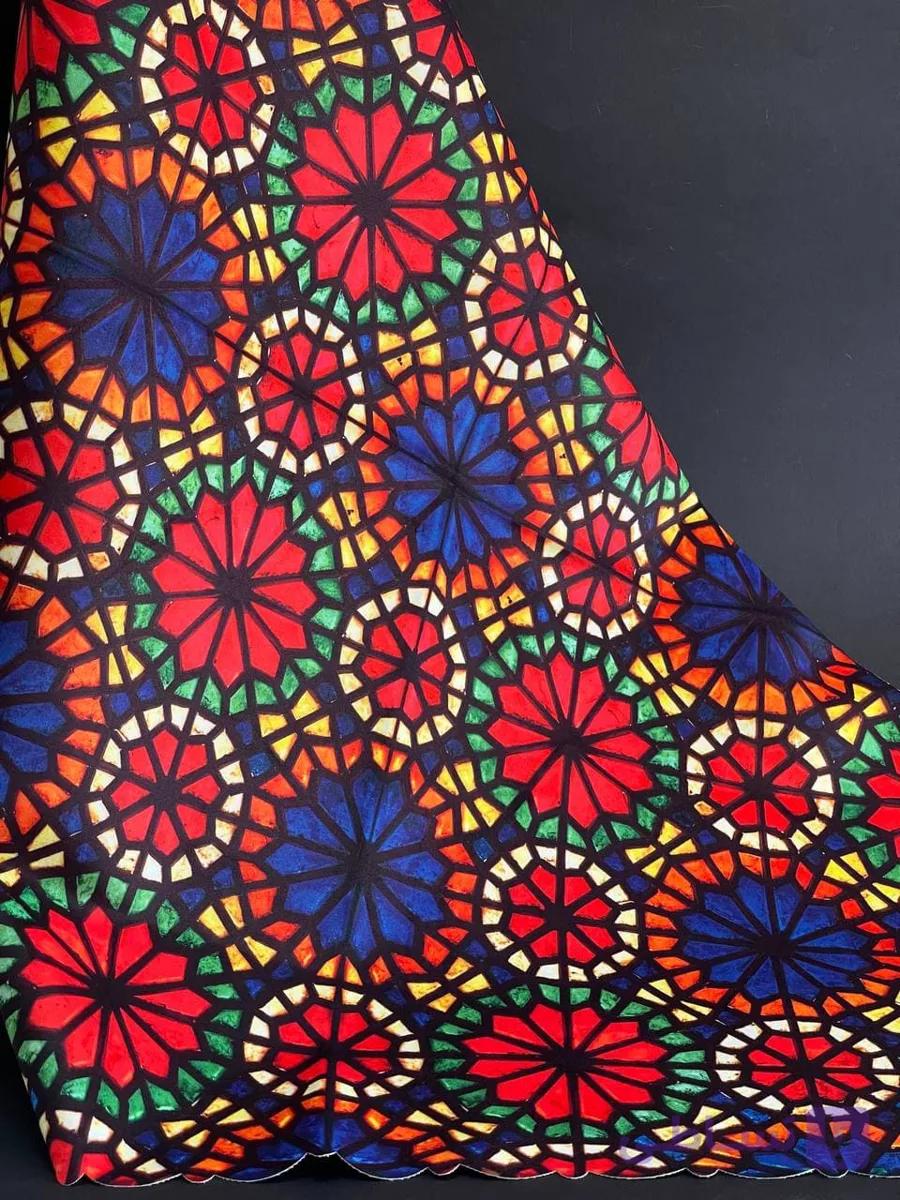 رومیزی مربع طرح اروسی