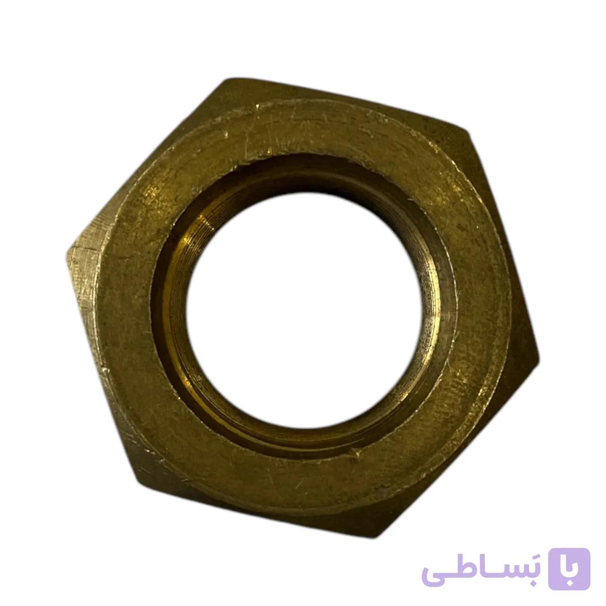 مهره 6 گوش برنجی m30 ( شماره فنی 214503 )