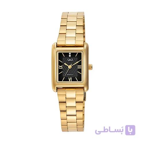 ساعت کیو اند کیو زنانه طلایی Q&Q C69A-009PY — تصویر 1
