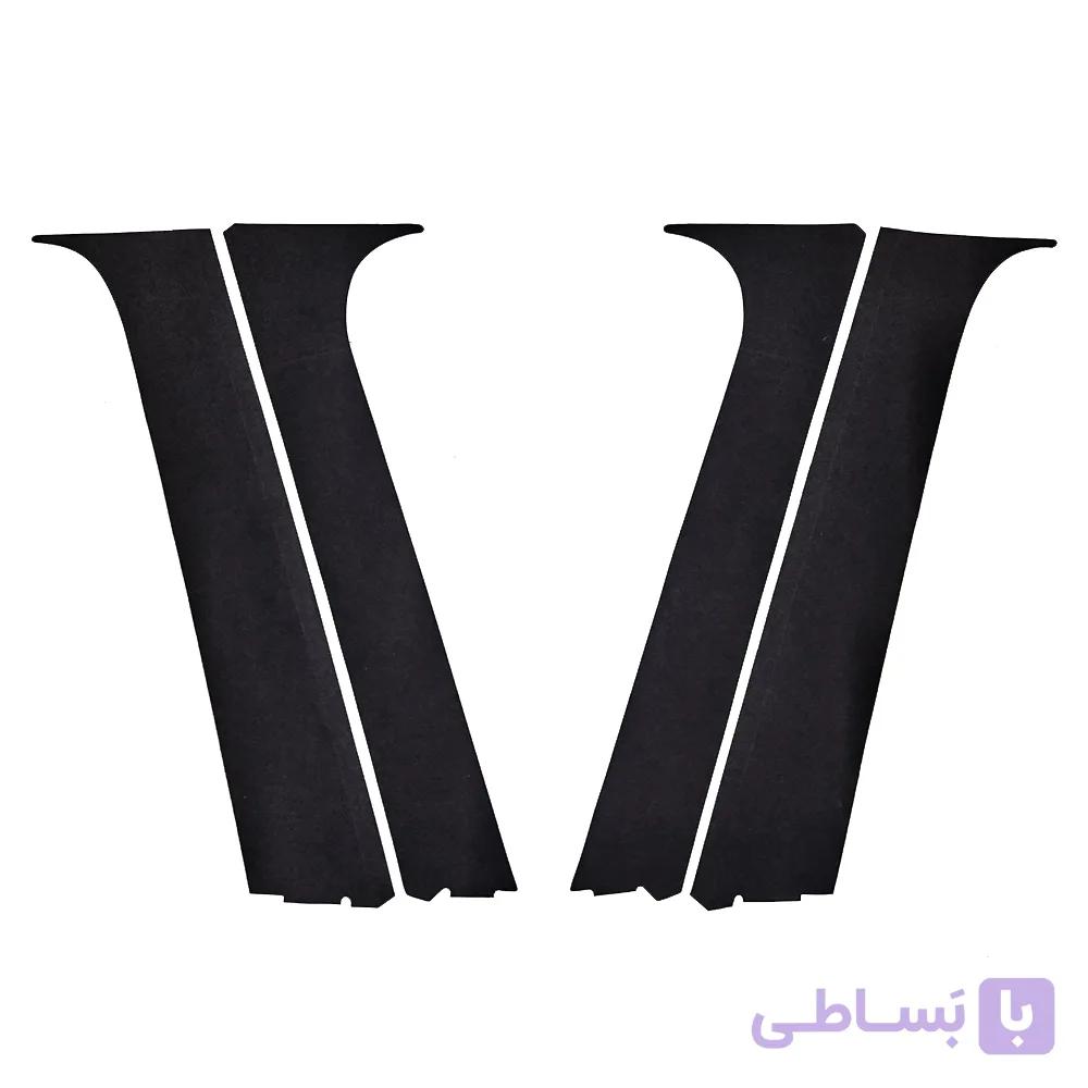 برچسب ستون مات پژو 206 و 207 و رانا مدل Matt کد126