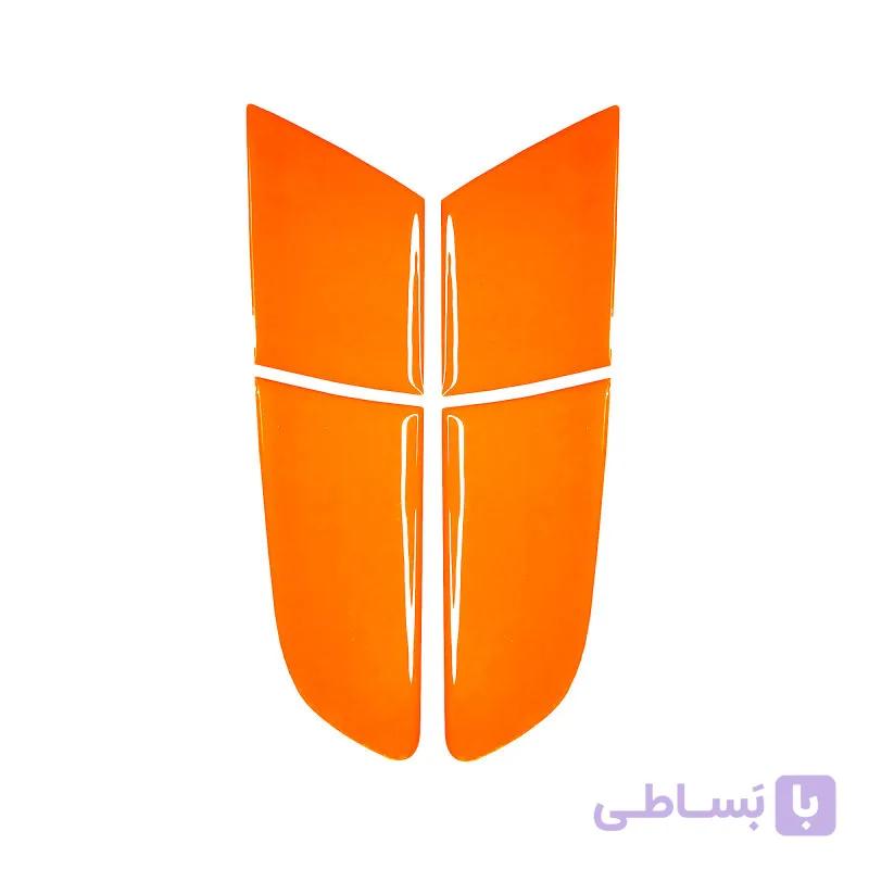 کاور کالرینگ سه بعدی نارنجی چراغ عقب پژو 207 مدل OrangeO2022 کد147