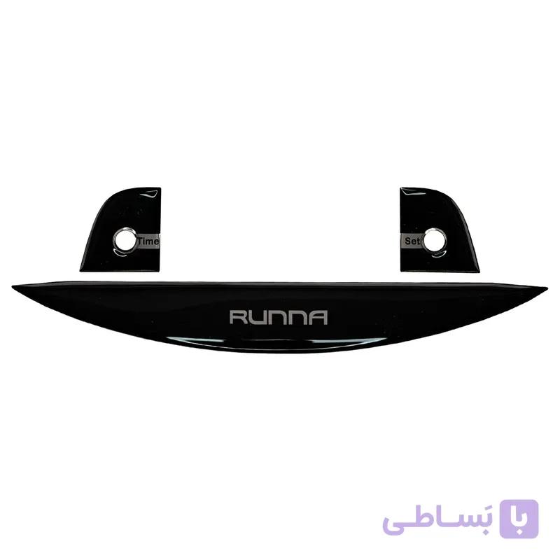 پد جلو ساعت مشکی کرومی داشبورد رانا مدل BKGlossy کد193