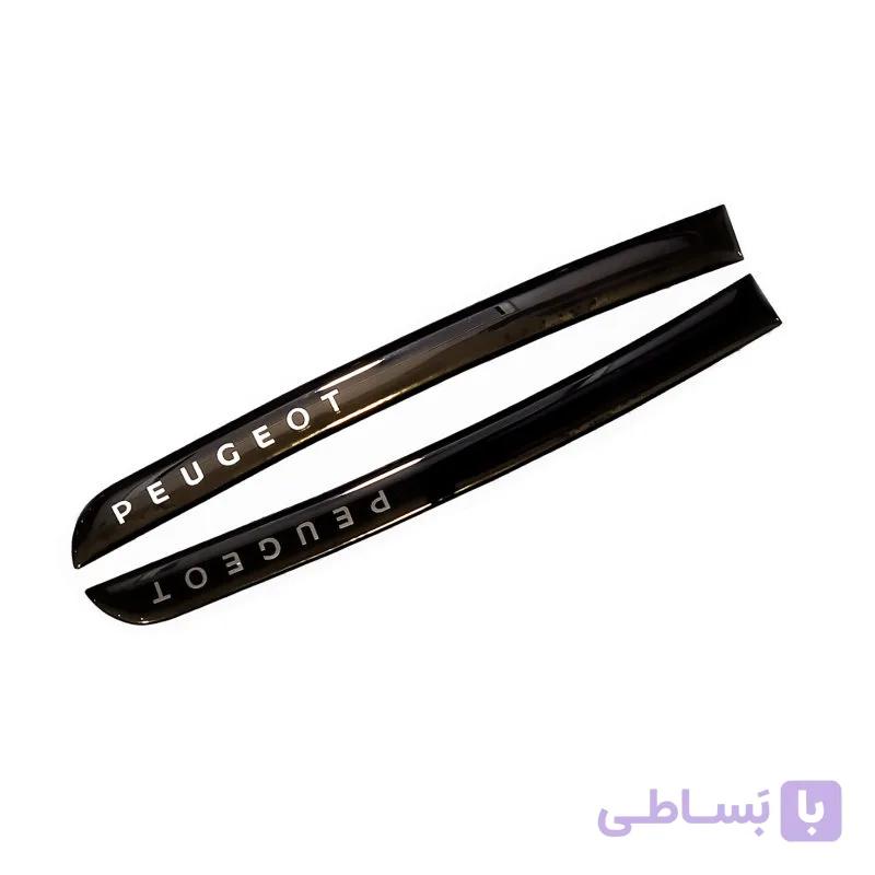 محافظ قاب آینه مشکی کرومی پژو 207 مدل BKCH207 کد148