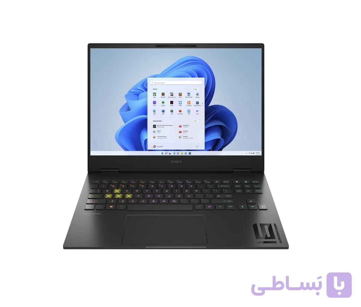 لپ تاپ گیمینگ HP OMEN Transcend 16 i9-14900HX رم 32 گیگ SSD 2 ترابایت RTX 4070 OLED 240Hz — تصویر 1
