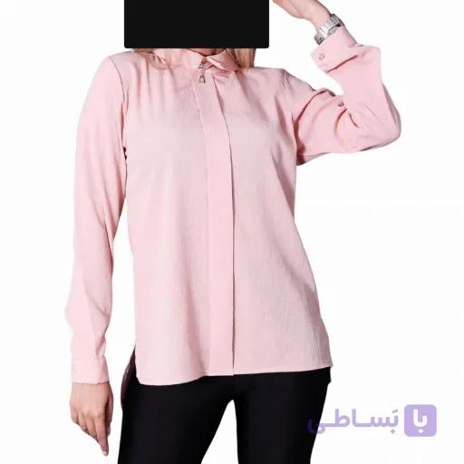 شومیز کرپ ساده مجلسی