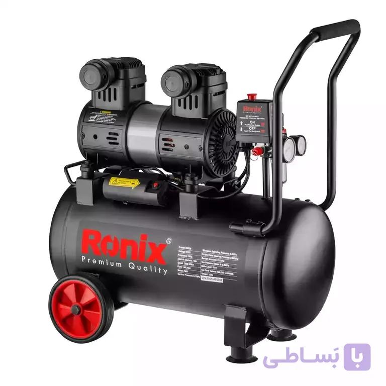کمپرسور باد بیصدا ۵۰ لیتری رونیکس مدل ۵۰۱۲