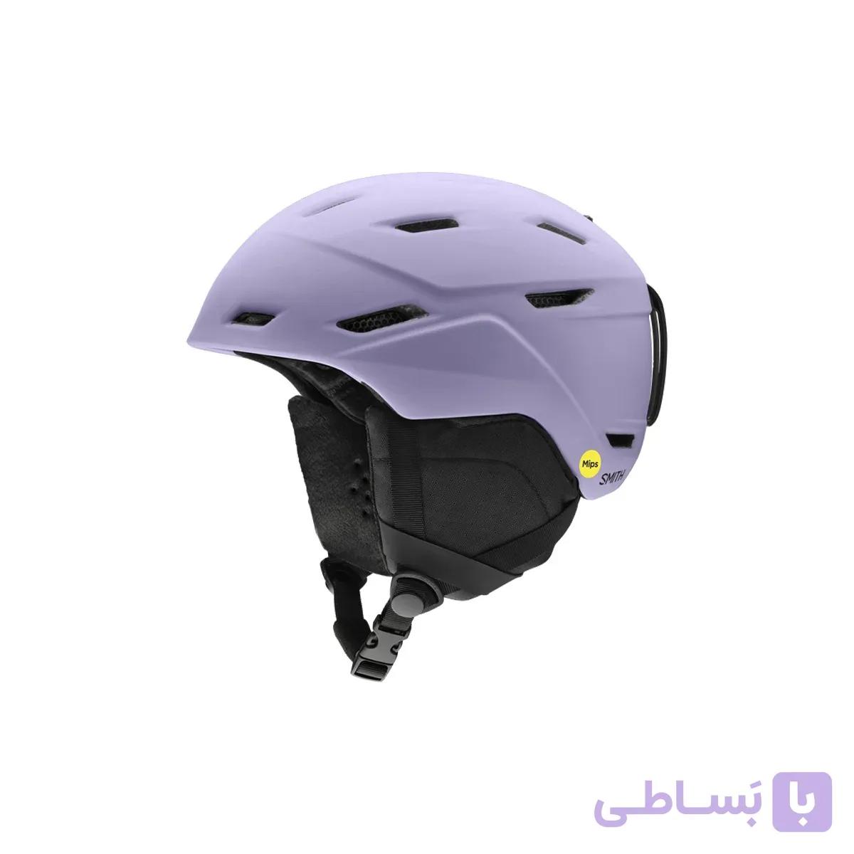 کلاه اسکی اسمیت مدل Mirage MIPS Matte LilacاورجینالSmith Mirage MIPS Matte Lilac
