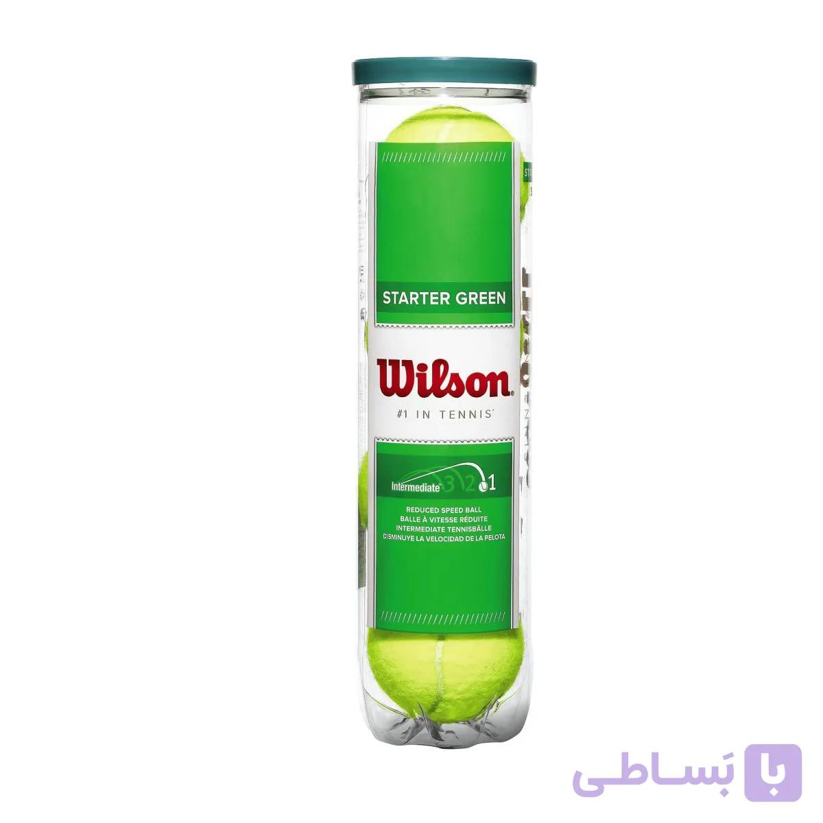 توپ تنیس مدل Starter Play Green Tennis Balls – 4 Ball Can