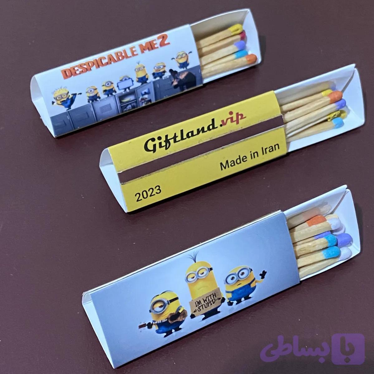 کبریت مدل مینیون ها