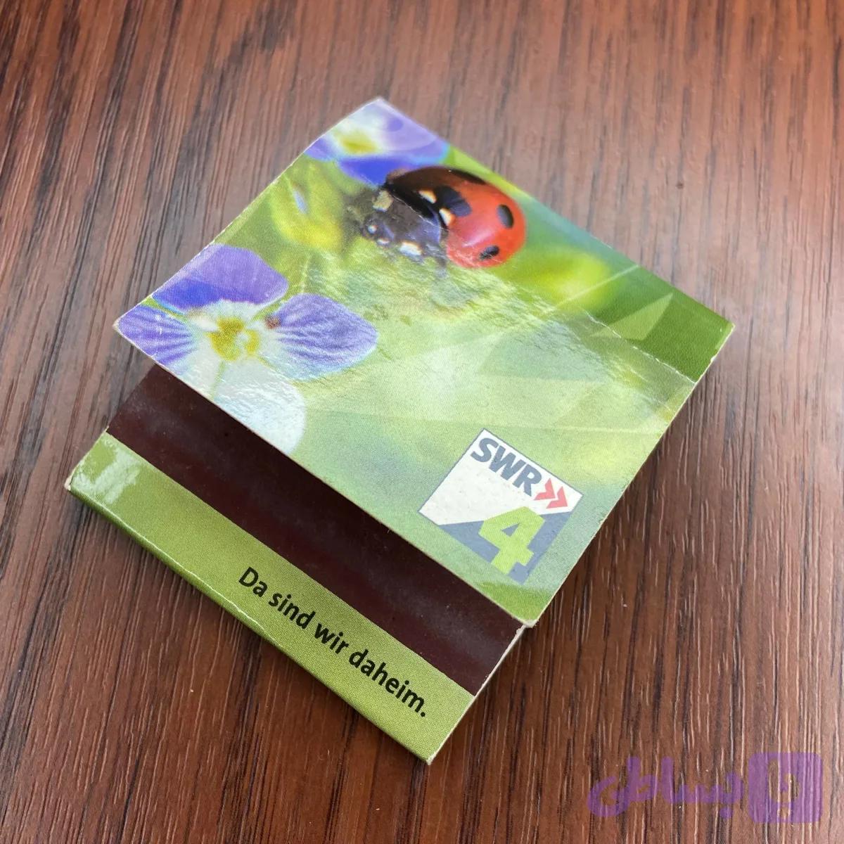 کبریت کتابی مدل کفشدوزک — تصویر 1