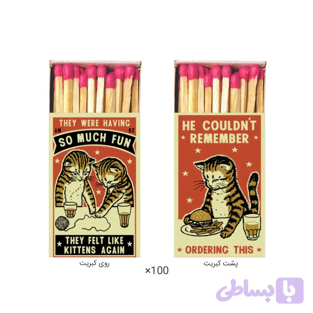 کبریت گربه 100 عددی