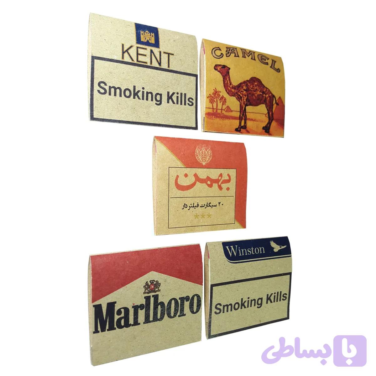 کبریت کتابی مدل اسموک — تصویر 1