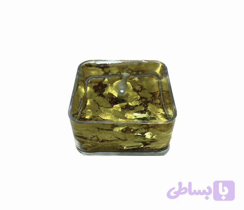 شمع شفاف مدل مربع — تصویر 1