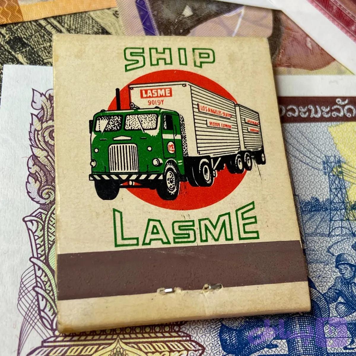 کبریت کتابی مدل کامیون — تصویر 1