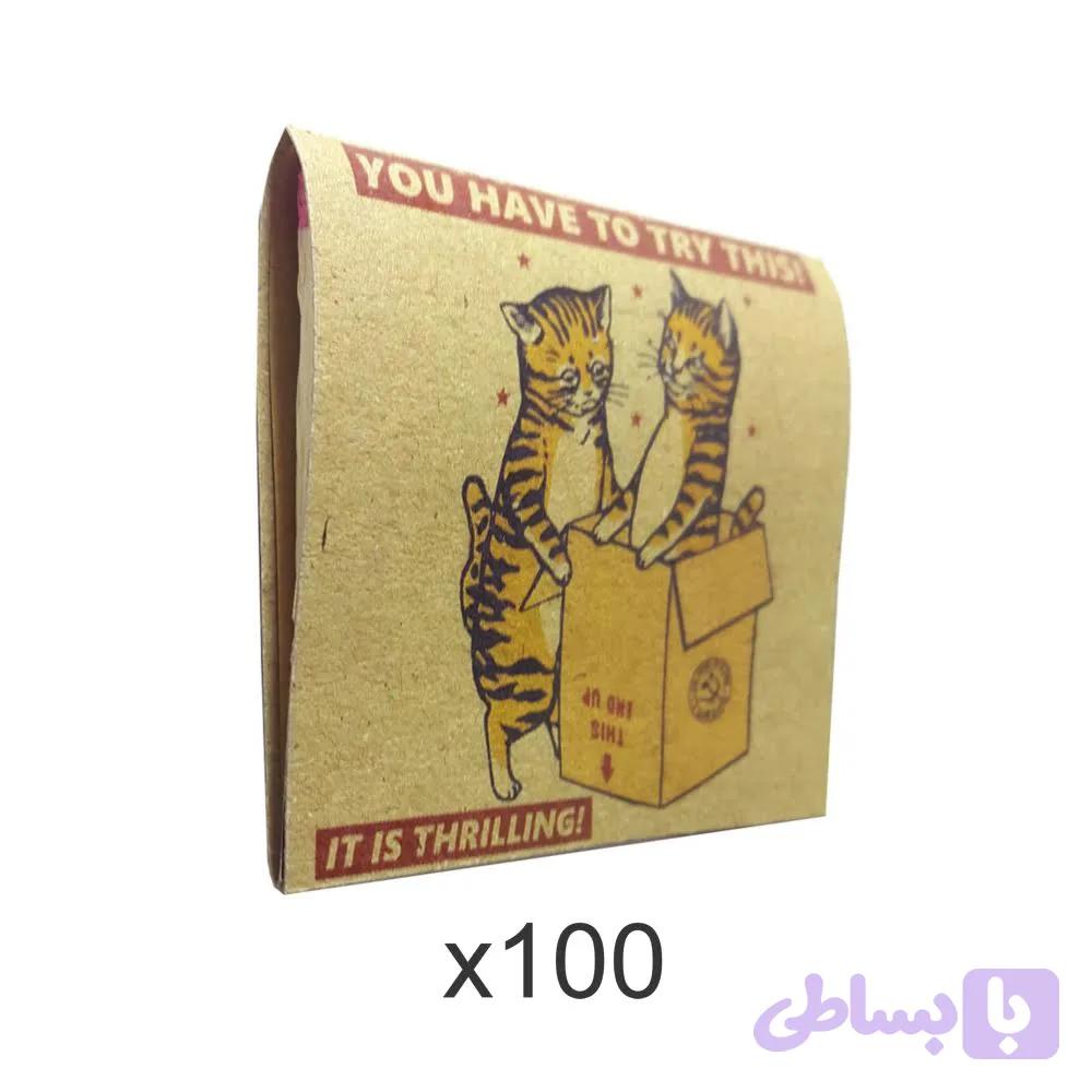 کبریت کتابی گربه2 100 عددی