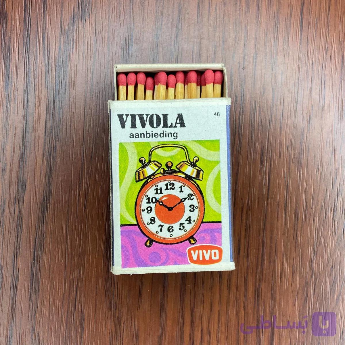 کبریت قوطی مدل VIVOLA