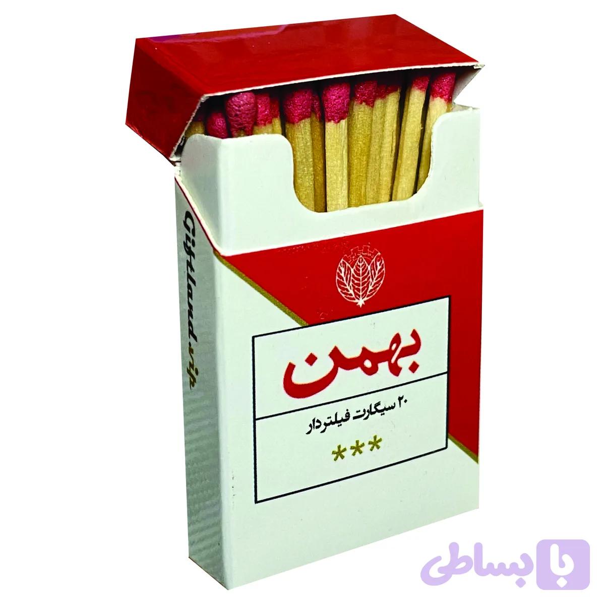 کبریت پاکتی مدل بهمن — تصویر 1