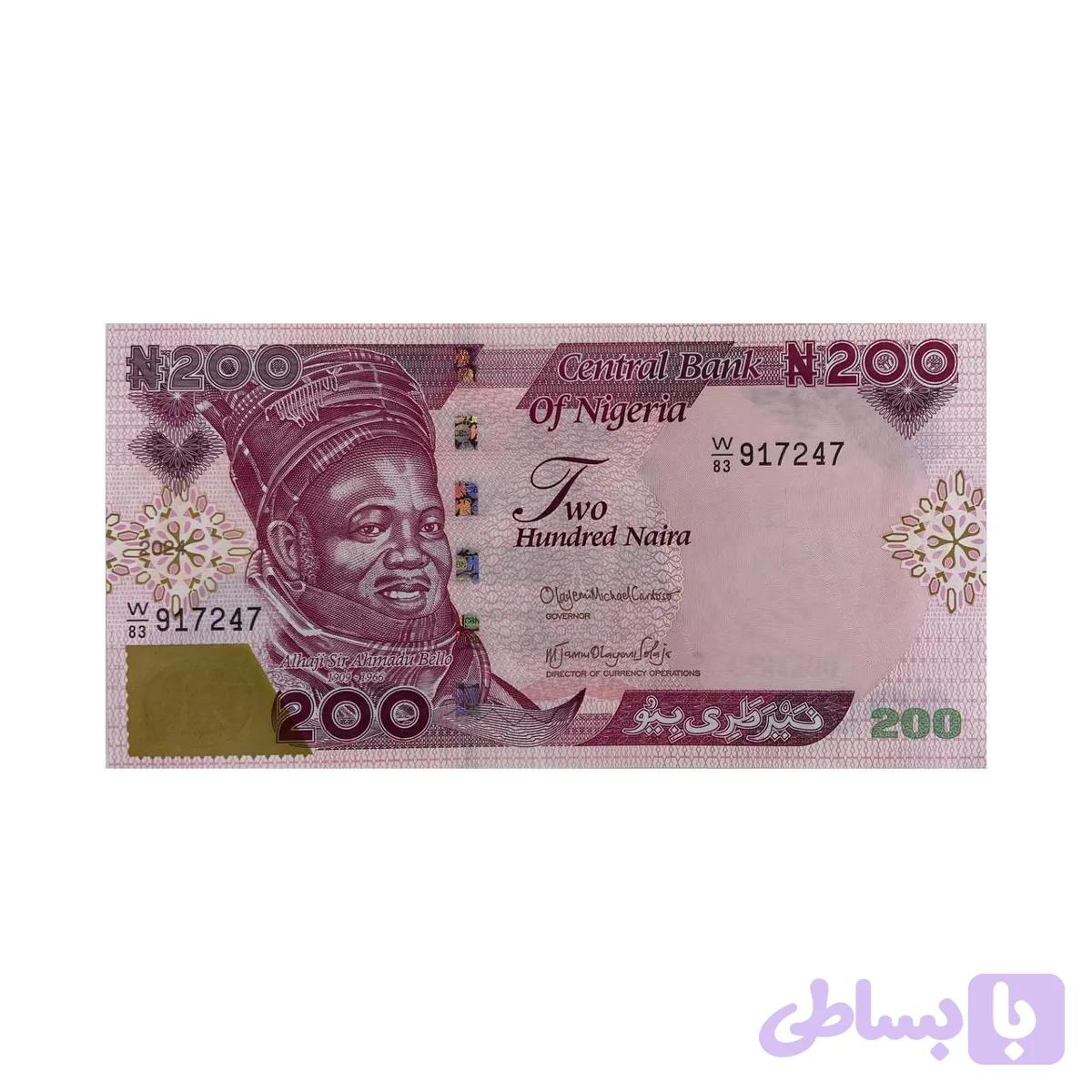 اسکناس 200 نایرا نیجریه — تصویر 1