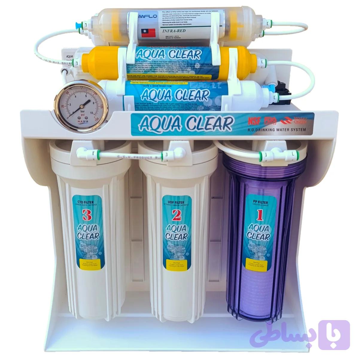 دستگاه تصفیه آب مدل aqua clear plast m800