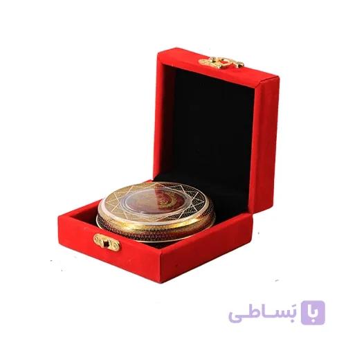باکس هدیه زعفران مخمل زعفرانیک — تصویر 1