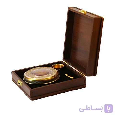 باکس چوبی هدیه زعفرانیک — تصویر 1