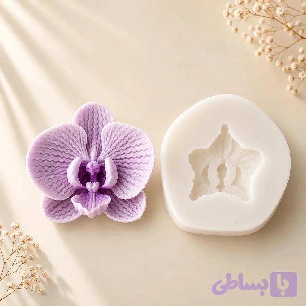 قالب سیلیکونی گل ارکیده کد 809