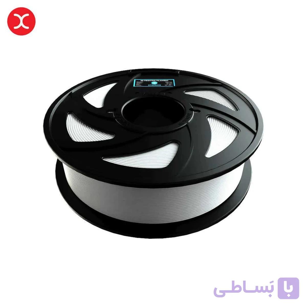 فیلامنت PLA+ رنگ سفید برند ایکستروژن—white +pla xtrusion — تصویر 1
