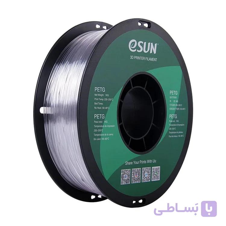 فیلامنت PETG ایسان رنگ نچرال ESUN — تصویر 1