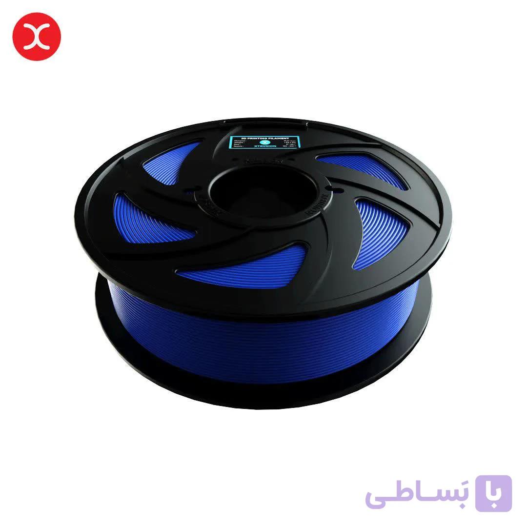 فیلامنت PLA+ رنگ آبی برند ایکستروژن—Blue +pla xtrusion — تصویر 1