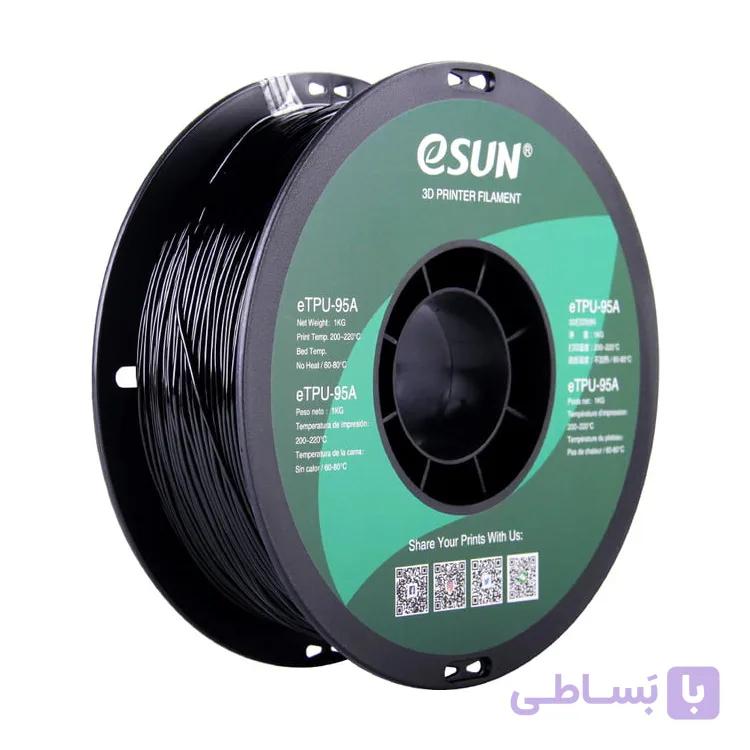 فیلامنت انعطاف پذیر ایسان رنگ مشکی TPU ESUN — تصویر 1