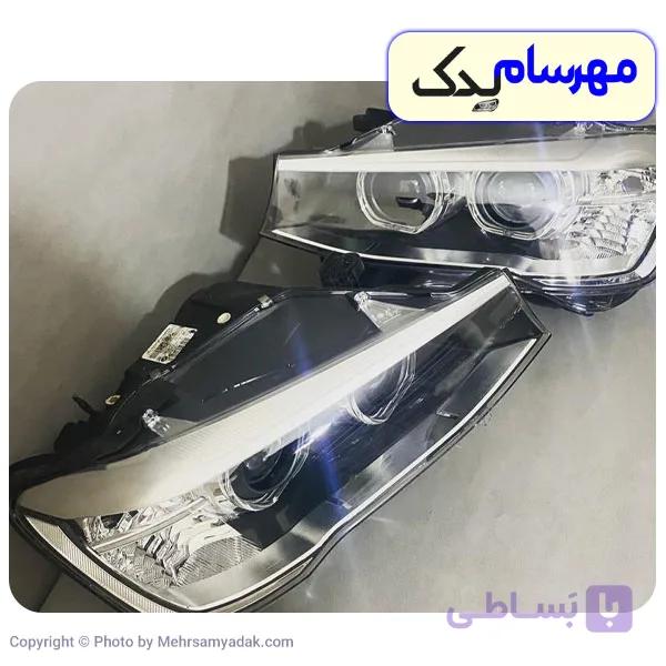چراغ جلو و طلق چراغ BMW X3 مدل ۲۰۰۷ تا ۲۰۱۴ چپ و راست