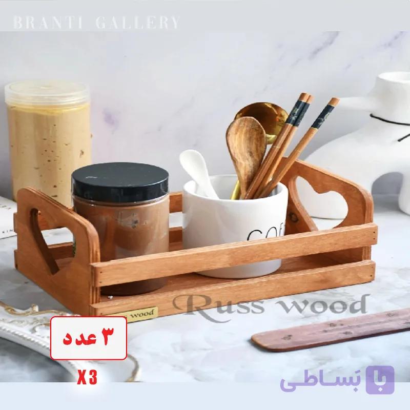 باکس چوبی نظم دهنده قلب | 3 عددی