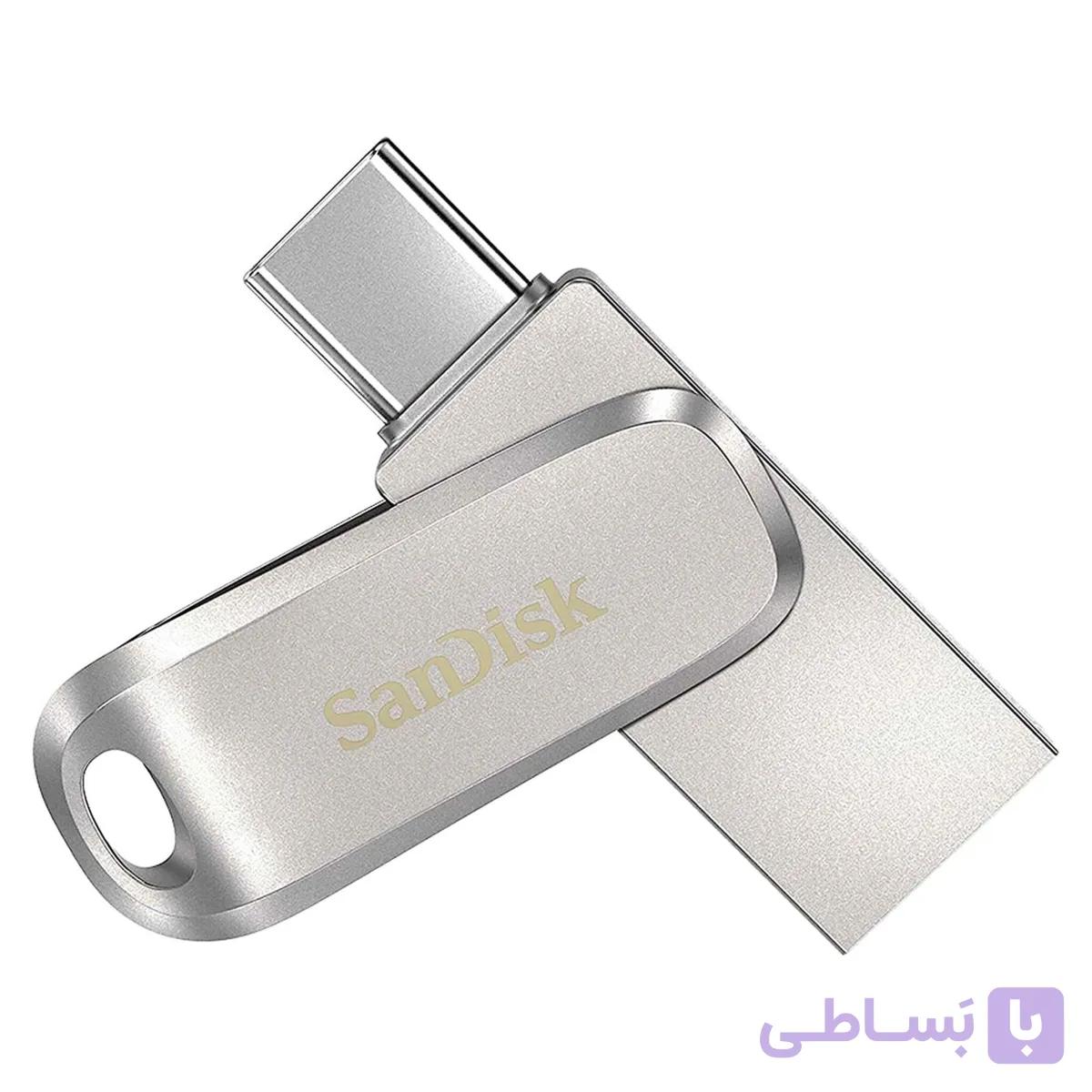 فلش مموری سن دیسک مدل Ultra Dual Drive Luxe با ظرفیت 64 گیگابایت — تصویر 1