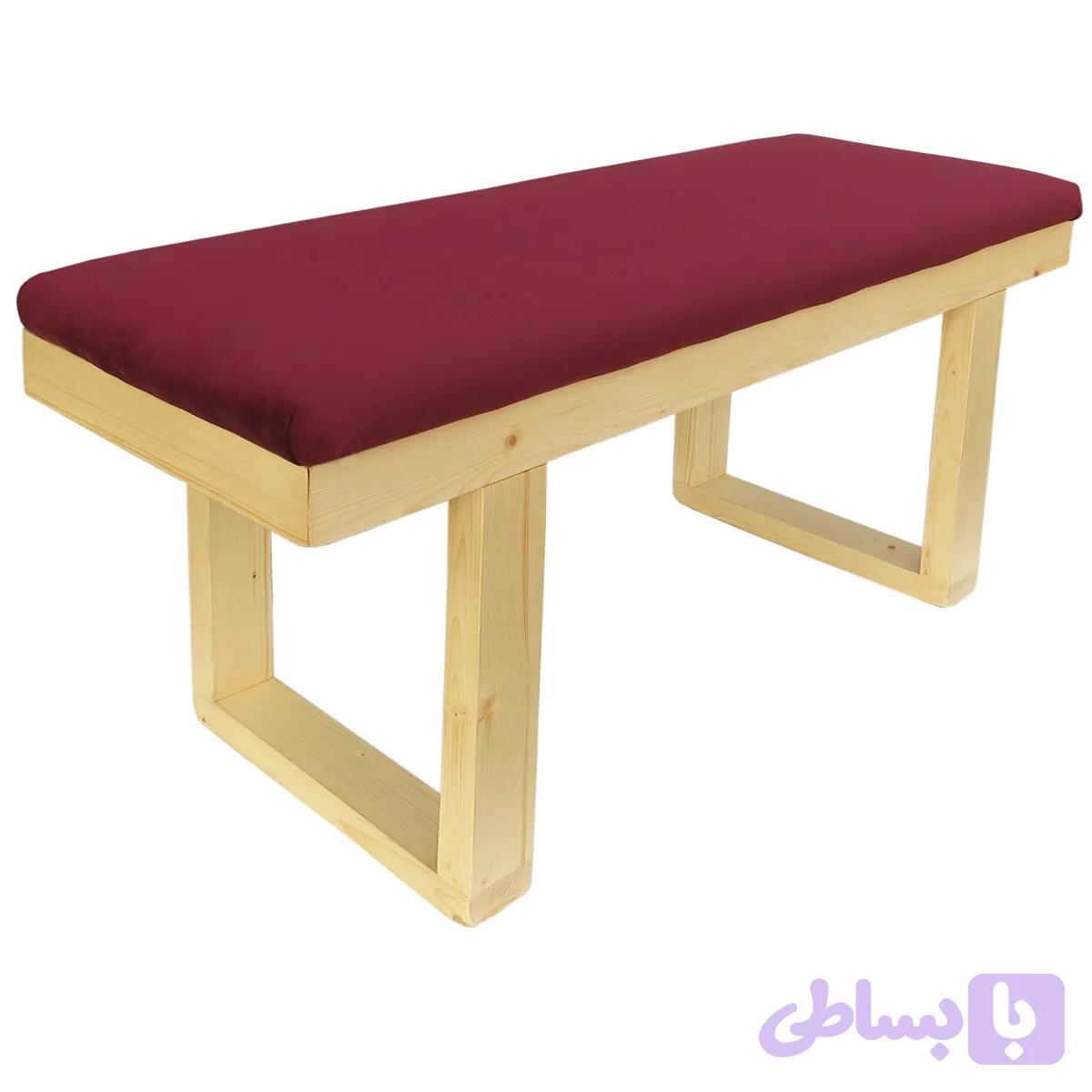 نیمکت چوبی میم کاف مدل bench 5 — تصویر 1