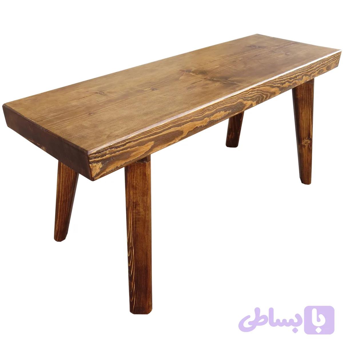 نیمکت چوبی مدل میم کافbench 6 — تصویر 1