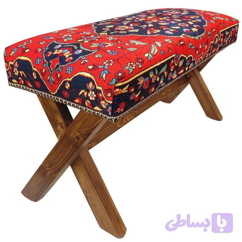 نیمکت چوبی سنتی میم کافfa2 — تصویر 1