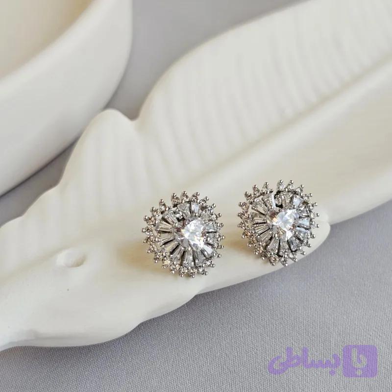 گوشواره میخی قلب ژوپینگ
