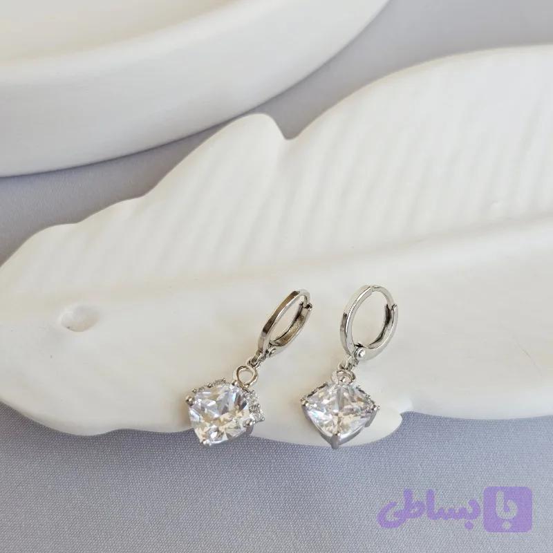 گوشواره آویز کریستالی ژوپینگ